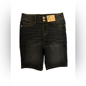 Thereabouts Girls Denim Blue Jean Shorts Size 10 Regular Superflex Bermuda NWT